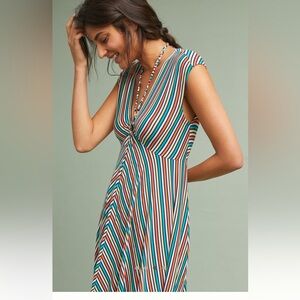 Anthropology 70s style vibe dress never worn